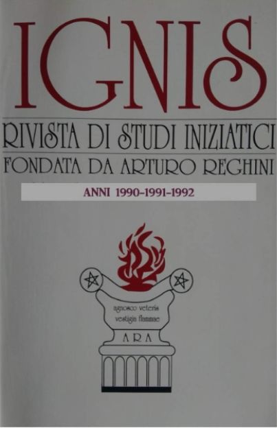 IGNIS - Rivista di studi iniziatici 1990-1991-1992